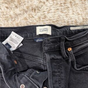 Citizens of Humanity Dark Gray Corduroy Jeans